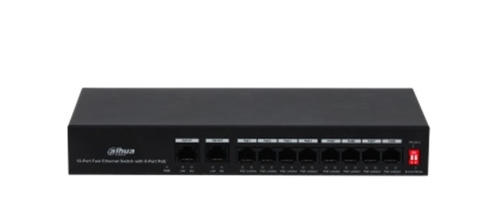 10-port 10/100Mbps Switch PoE DAHUA DH-PFS3010-8ET-65
