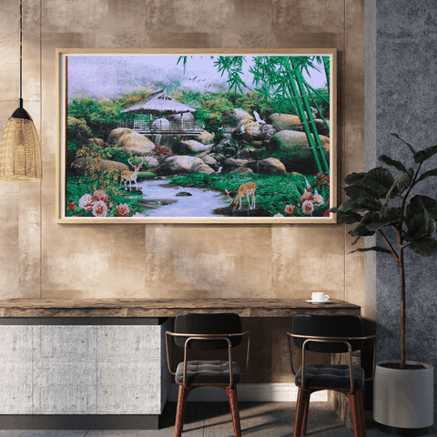 Tranh gạo nghệ thuật 70cm x 90cm