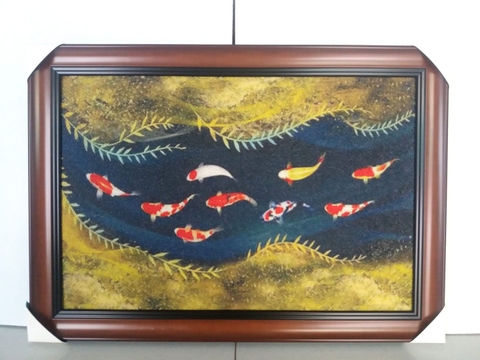 Tranh gạo nghệ thuật  50 x 70