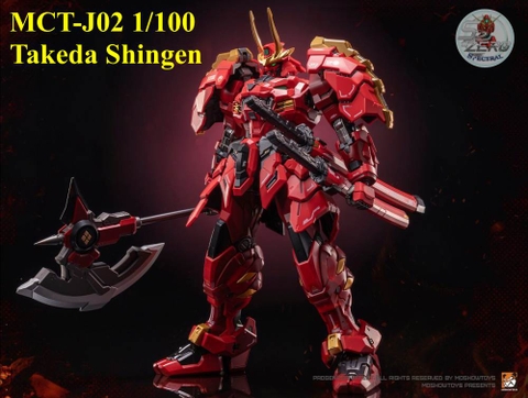 Mô hình Metal Figure 1/100 Takeda Shingen MCT-J02 metal build MOSHOW