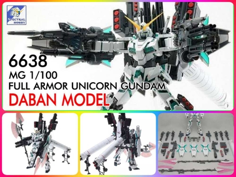 Mô hình lắp ráp MG 1/100 RX-0 Full Armor Unicorn Gundam Ver.Ka 6638 DABAN