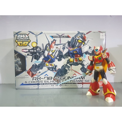 Mô hình lắp ghép SD CS Cross Silhouette RX-78-2 Gundam & Cross Silhouette Frame Set Bandai