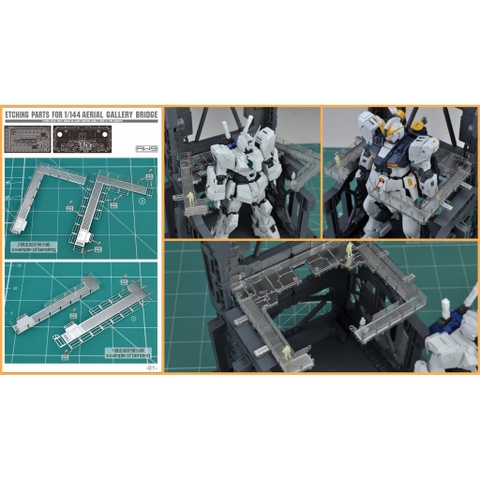 Dụng cụ mô hình Etching part cho 1/144 Aerial Gallery Bridge Detail Up parts