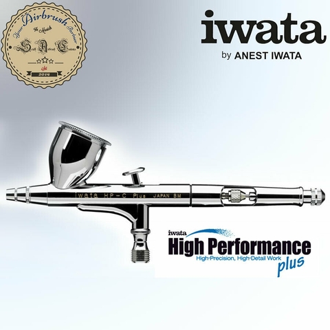 Bút sơn mô hình Iwata High Performance HP-C Plus 0.3mm HP-CP Gravity Feed Dual Action Airbrush JAPAN