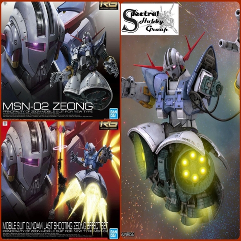 Mô hình lắp ráp RG 1/144 Zeong | GUNDAM LAST SHOOTING ZEONG EFFECT SET