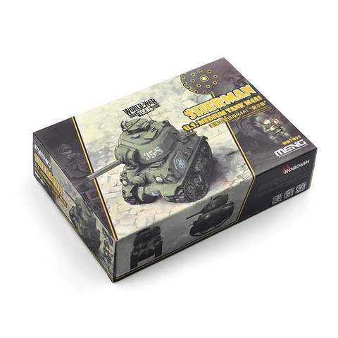 Mô hình lắp ghép Tank SHERMAN, World War Toons