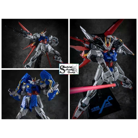 Mô hình Metal Build MB 1/72 Gundam Aile Strike Blue Double Armor Warrior MS 2.0 MCshow