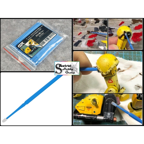 Dụng cụ bút bàn chải bông tạo hiệu ứng cũ cho mô hình Stick Sponge Brush Make Pen Old Effect