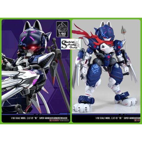 Mô hình lắp ráp Super Ninja mèo Iron Roads Cat Shadow Maneuver Armored Walker CAT-01 Xiaot