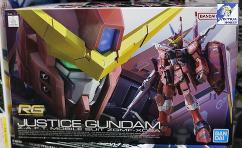 Mô hình lắp ráp RG 1/144 ZGMF-X09A Justice Gundam - bandai