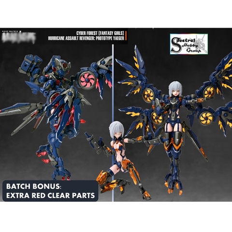 Mô hình lắp ráp Nuke Matrix CF03 Harpy Hurricane Assault Revenger Prototype Yaeger Cyber Forest Fantasy Girl