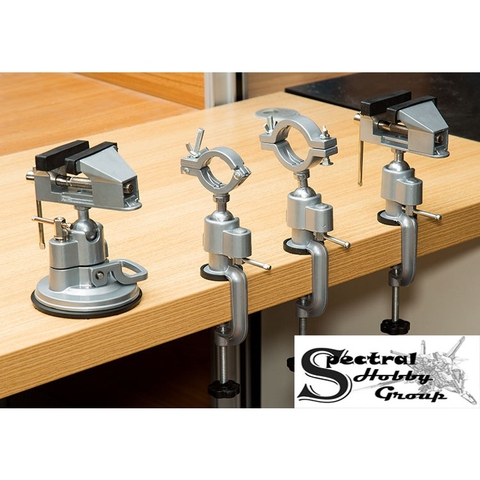 Dụng cụ Eto kẹp dính hút bàn - kẹp khoan - part mô hình table vise drill bracket multi-function