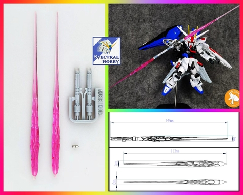 Phụ kiện mô hình ANUBIS kiếm saber Beam Sword mgsd freedom