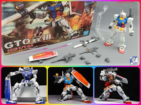 Mô hình lắp ráp HG 1/144 gundam RX-78-2 RX78 GTO G3 Thunderbolt ver - XD model (+base)