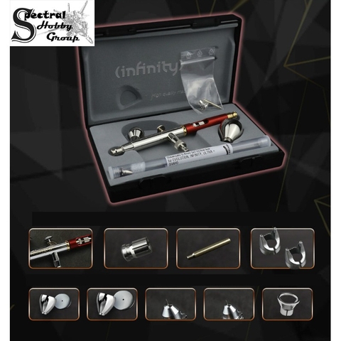 Bút sơn mô hình Harder & Steenbeck Infinity CR Plus 2in1 Airbrush 0.15/0.4mm 126544