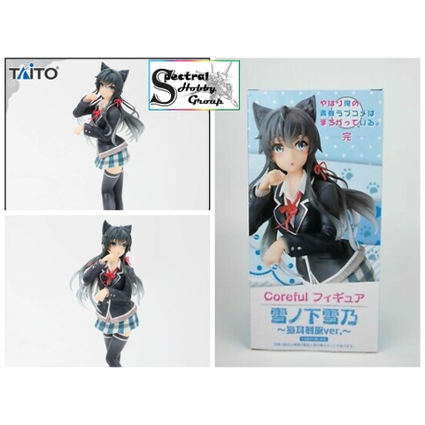 Mô hình nhân vật Yukinoshita Yukino Cat Ears Uniform Ver TAITO Coreful Figure