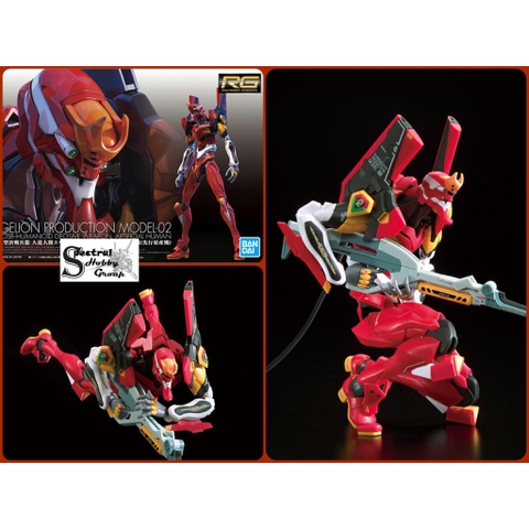 Mô hình lắp ráp EVA RG EVA02 Evangelion Type Unit 02 - BANDAI