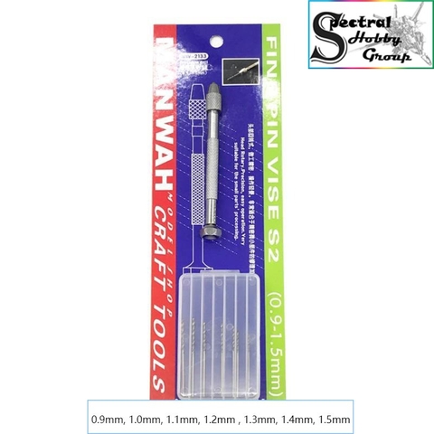 Dụng cụ mô hình khoan mini MANWAH 2133 (0.9-1.5mm) / 7 mũi khoan hobby tool