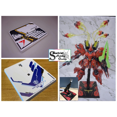 Đế giá đỡ mô hình Action Base cho Hi-Nu Nu Sazabi Sinanju Ningtingale hinu MB MG HG RG The wind