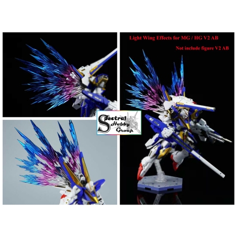 Phụ kiện mô hình Light Wing Effect cho MG HG V2AB V2 AB gundam Victory (không kèm mô hình)