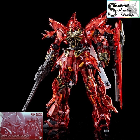 Mô hình lắp ráp RG 1/144 Sinanju Clear Color Gundam Expo Bandai Limited