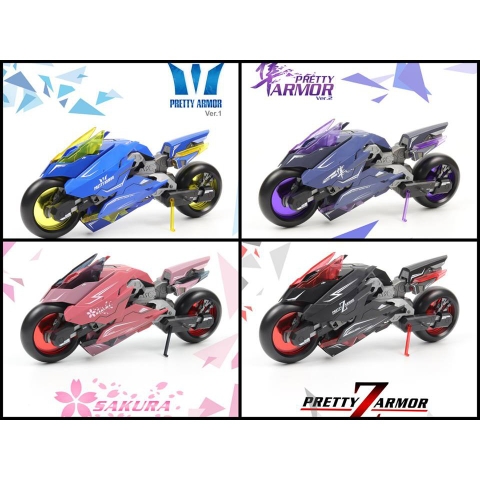 Mô hình nhựa lắp ghép PA Pretty Armor moto (không bao gồm pretty girl)