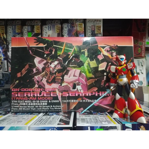 Mô hình lắp ráp HG 1/144 GN-008 Seravee Seraphim Gundam (Trans-AM Mode) TThongli