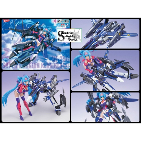 Mô hình lắp ráp AOSHIMA VFG Macross Frontier VF25G Super Messiah Klan Klang VF-25G