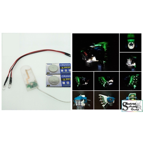 Phụ kiện led cho mô hình / gundam, MG F91, Battleship Yamato 2199 - 3 chế độ led mode