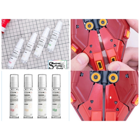 Dụng cụ đánh bóng mô hình Galaxy Polishing Compound 1200 - 3000 fine grinding fluid