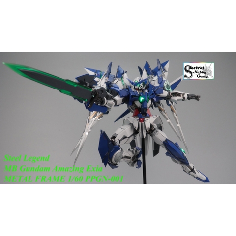 Mô hình MB METAL FRAME 1/60 PPGN-001 Gundam Amazing Exia Steel Legend SL