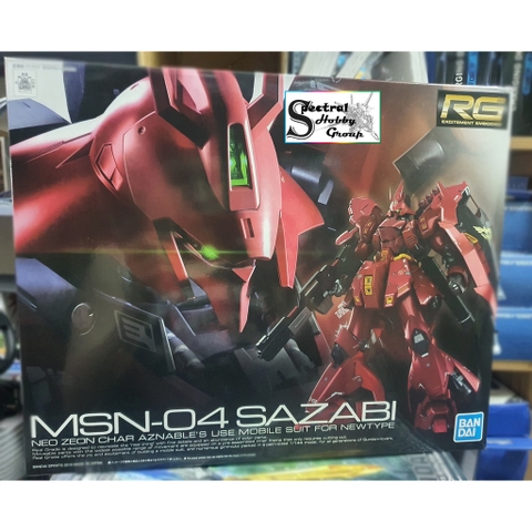 Mô hình lắp ráp RG 1/144 Sazabi - gundam Bandai