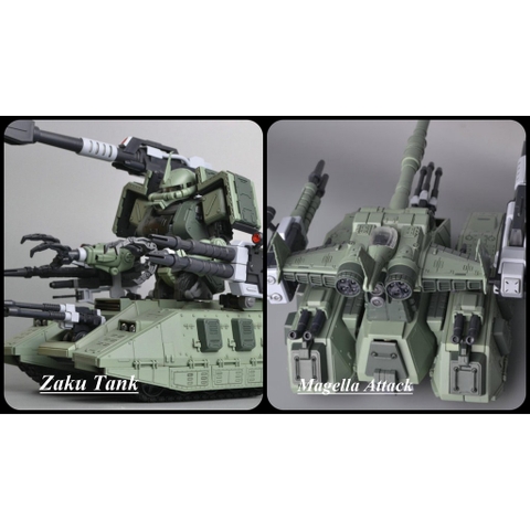 Mô hình lắp ráp MG 1/100 Zaku Tank MS 06V - MAGELLA ATTACK (có led)