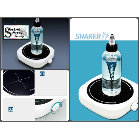 Máy ngoáy trộn sơn mô hình B01 PRO Desktop shaker turbine paint mixer