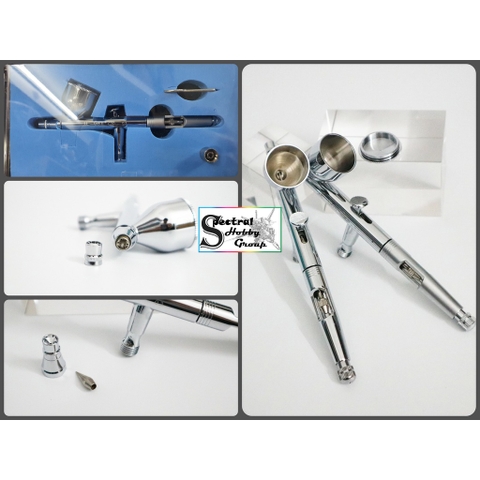 Bút sơn mô hình Gemini airbrush GEM298 Gen II 0.3mm 0.5mm double action