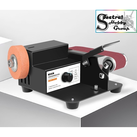 Dụng cụ Máy khoan đánh bóng mài dây dai đa năng để bàn Micro Abrasive Belt Manchine SDJ775