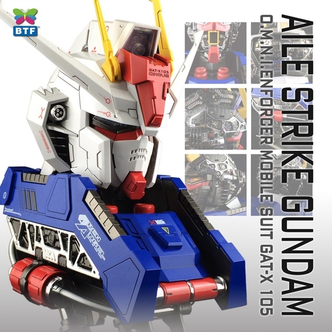 Mô hình lắp ráp BTF 1/24 GAT-X 105 Strike Gundam Head Bust