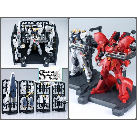 Phụ kiện mô hình Action base Hangar - Maintenance Dock - Funnel Set cho RG HG gundam các loại (rx78 Nu sazabi ...)