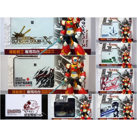 Đế giá đỡ mô hình MG MB 1/100 Action Base G-base gundam HG RG SD 1/144 các loại