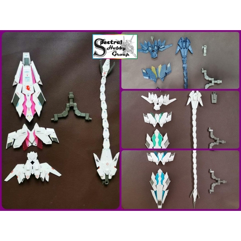 Phụ kiện mô hình khiên đuôi cho MG 1/100 DE Shield Tail gundam Unicorn Banshee Phenex