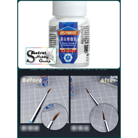 Dung cụ USTAR sửa chữa bảo vệ định hình đầu ngòi bút cọ vẽ Brush Recover Repair Cream UA90107