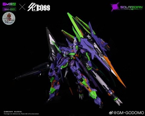 Mô hình lắp ráp MG 1/72 𝑺𝑶𝑳𝑨𝑹𝑰𝑫𝑰𝑨𝑵 EVA-01 color GM GODOMO metal frame
