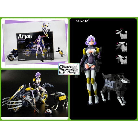 Mô hình lắp ráp SUYATA 1/12 Arya Machine Hunter Poem HP001 Pretty Armor Girl PA