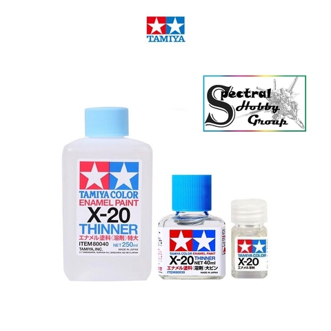 Dung môi pha sơn dầu mô hình | tẩy xóa panel line | tamiya Enamel X-20 X20 thinner paint