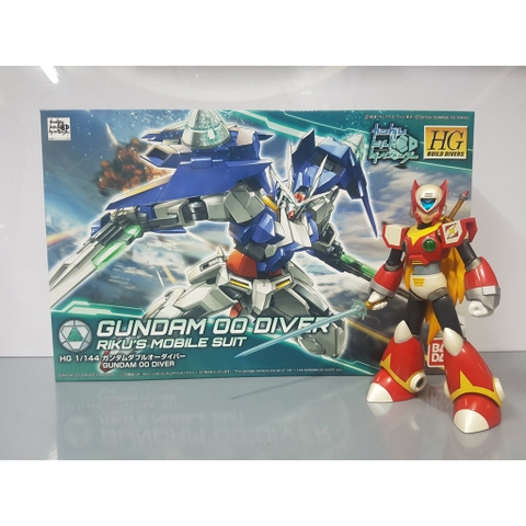 Mô hình lắp ghép 1/144 HGBD Gundam 00 Diver - Bandai