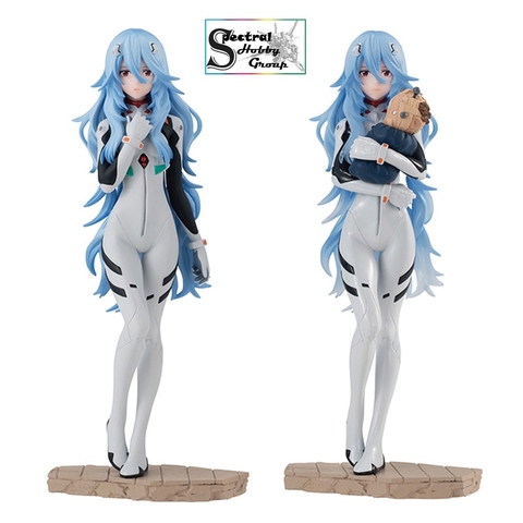Mô hình tĩnh Fugure Gasha Portraits Premium Evangelion Rei Ayanami - Bandai