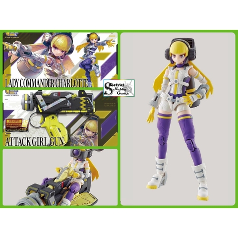 Mô hình lắp ráp Girl Gun Lady Charlie Tango Lady Commander Charlotte - Attack girl gun - GGL Bandai
