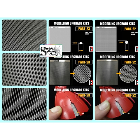 Phụ kiện độ mô hình Lưới custom mesh metal part - hobby tool