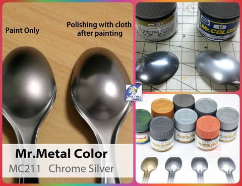 Sơn mô hình Mr.hobby color Metal Metallic lacquer paint MC