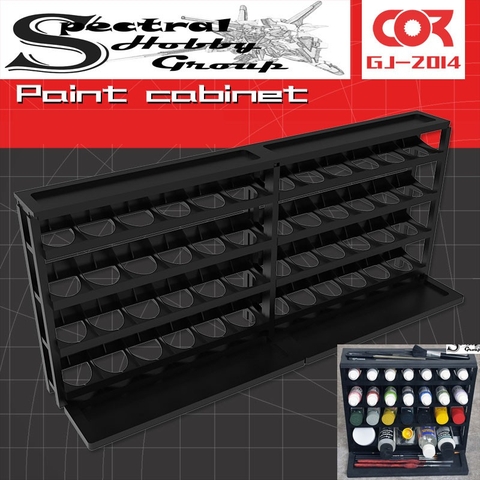 Dung cụ khay kệ giá để sơn mô hình đa năng Storage rack pack paint Cormake